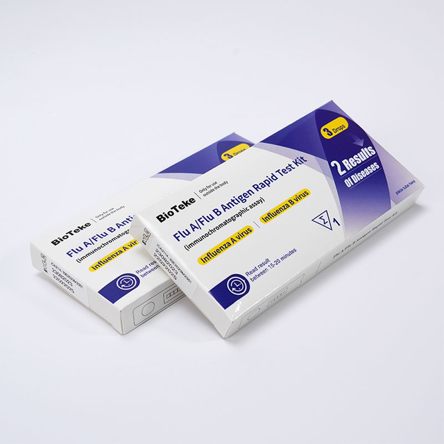 Flunssa A / Flun B -antigeenin nopea testikit 