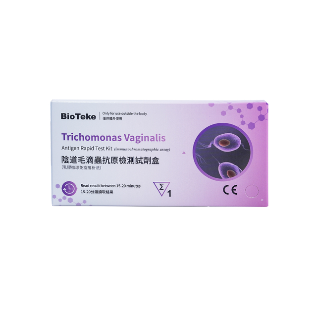 Trichomonas vaginalis -antigeenin nopea testikit (immunokromatografinen määritys)