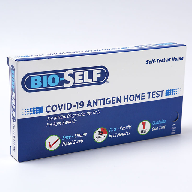 COVID-19 (SARS-COV-2) Antigeenin kotitesti EUA-sertifioinnilla 