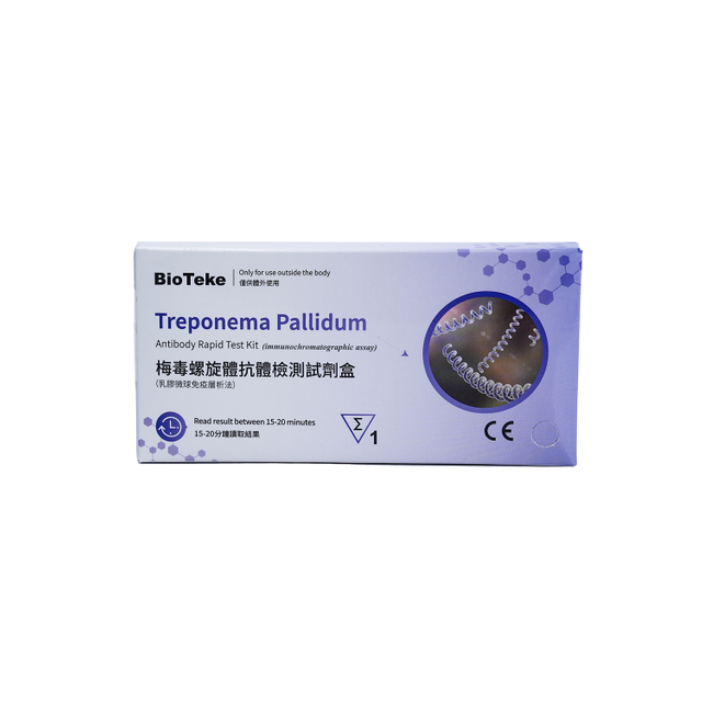 Treponema pallidum -vasta -aine Rapid Test Kit (immunokromatografinen määritys)