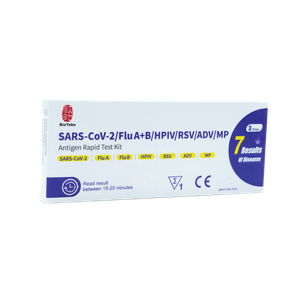 7 in 1 SARS-COV-2/FLAN A+B/HPIV/RSV/ADV/MP Antigeenin nopea testipakkaus