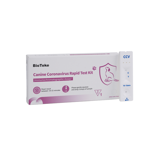 Canine Coronavirus (CCV) Rapid Test Kit (immunokromatografinen määritys) ICA2301-1