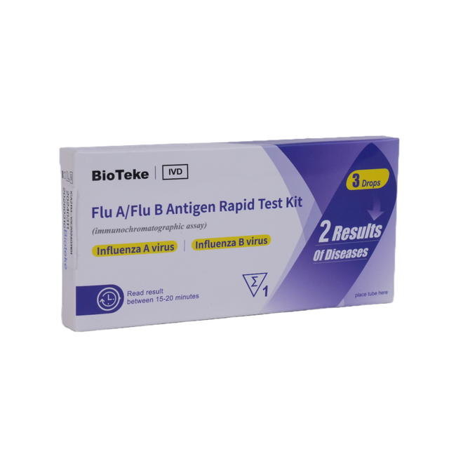 Flunssa A / Flun B -antigeenin nopea testikit 
