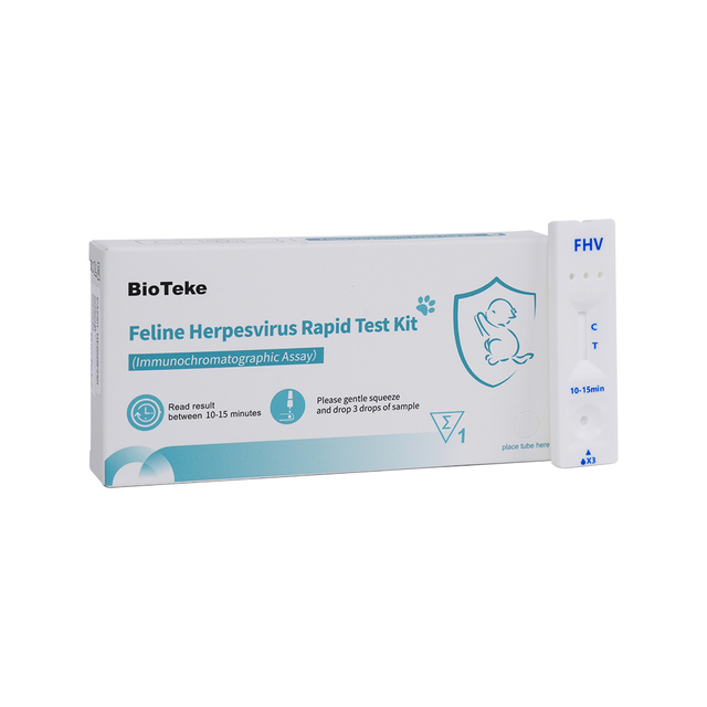 Kissan herpesvirus (FHV) Rapid Test Kit (immunokromatografinen määritys) ICA2301-14