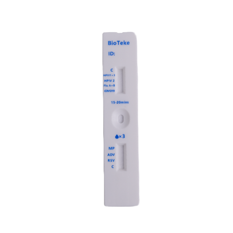 8 in 1 SARS-COV-2/Flu A+B/HPIV2/HPIV1+3/RSV/ADV/MP-antigeenin nopea testipakkaus