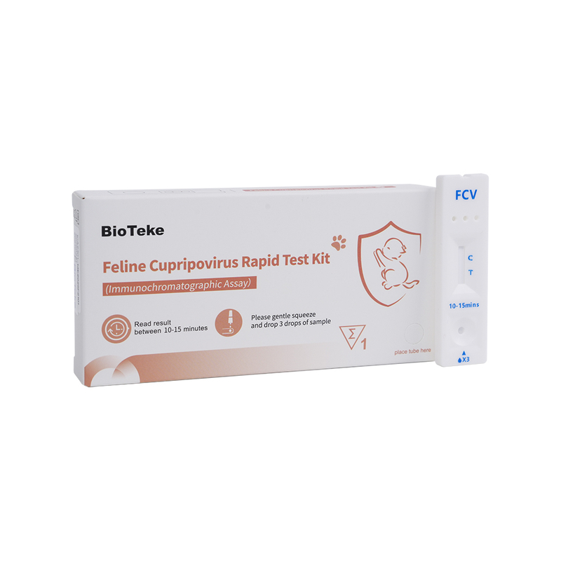 Kissan cupripovirus (FCV) Rapid Test Kit (immunokromatografinen määritys) ICA2301-13